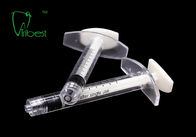 ABS PC Transparan 1cc Luer Lock Syringe Untuk Pengisi