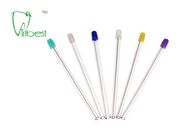 PVC Dental Disposable Saliva Ejector Clear Body Colorful Tip