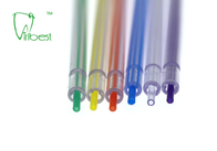 Medical Grade PVC Metal Nylon Air Water Syringe Tips Inti Warna-warni