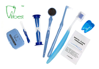 Kit Pembersih Ortodontik Kebersihan Oral 8 In 1 Dengan Sikat Gigi